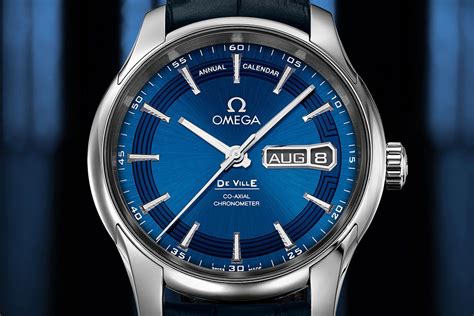 omega deville hour vision blue replica|omega deville review.